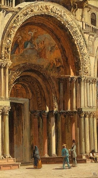 Venice, the Entrance to St Mark’s Basilica — Antonietta Brandeis