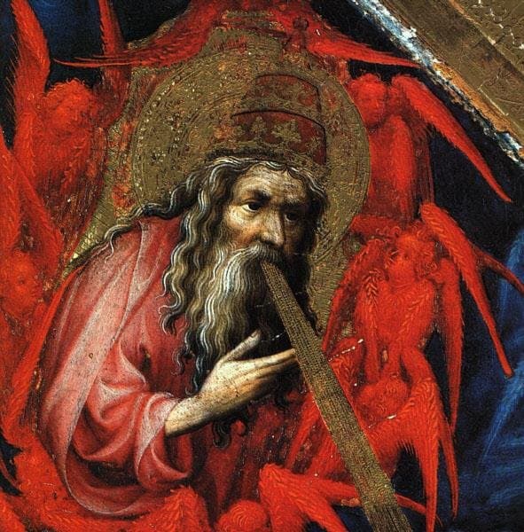 God the Father (from Altar of Philip the Bold) — Melchior Broederlam