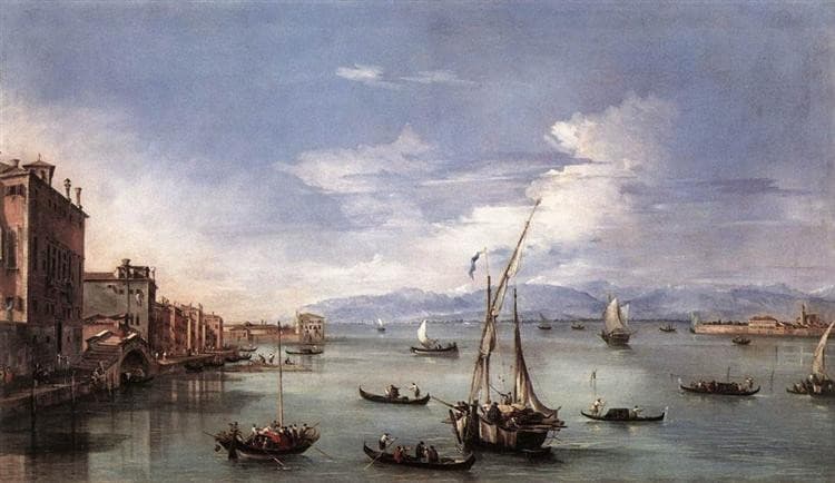 The Lagoon from the Fondamenta Nuove — Francesco Guardi