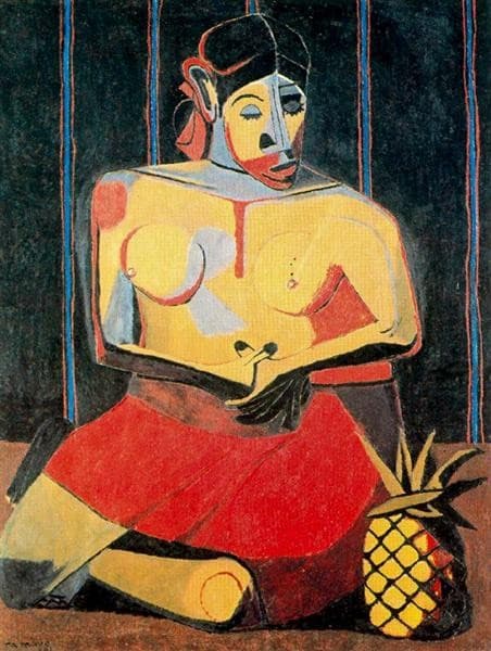 Woman with Pineapple — Rufino Tamayo