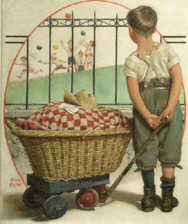 COVER FOR THE SATURDAY EVENING POST, SEPTEMBER 26, 1931 — Alan Stephens Foster