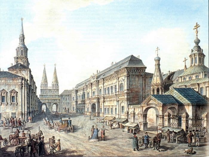 North side of Red Square — Fyodor Alekseyev