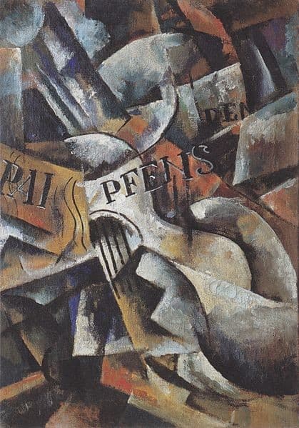 Still Life with Guitar — Lyubov Popova