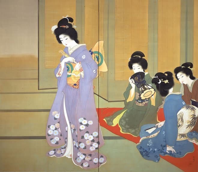 Preparing for Dance — Uemura Shoen