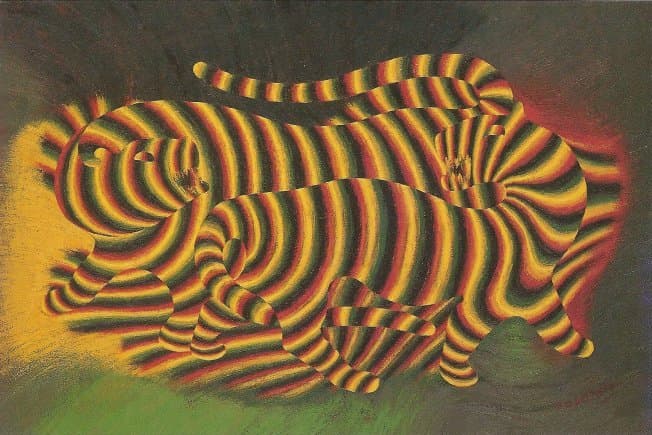 Tigres — Vasarely Victor