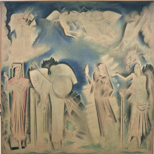 The Apotheosis of Athanasios Diakos — Konstantinos Parthenis