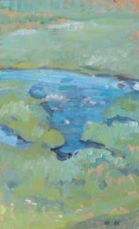 Tjern Med Vannliljer — Oda Krohg