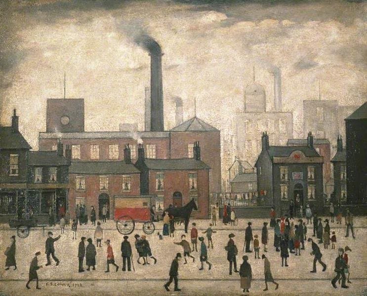 Coming Home from the Mill — L.S. Lowry