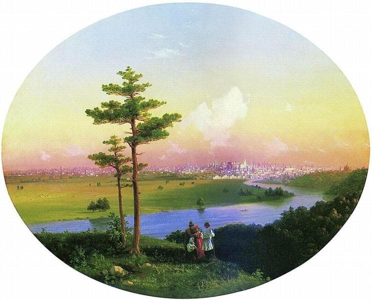 Вид на Москву с Воробьевых гор — Ivan Aivazovsky