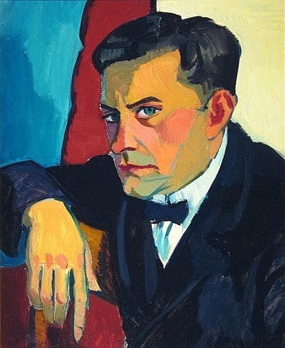 Portrait of a Man, Berlin — Maggie Laubser