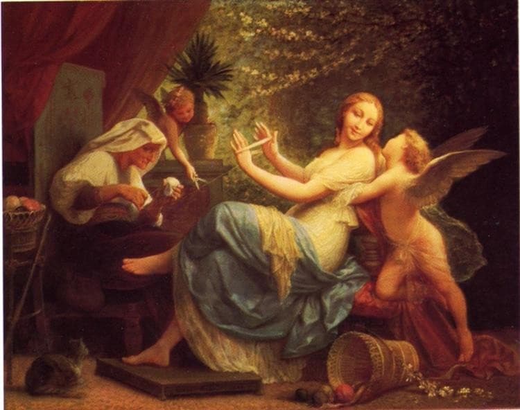 Innocence Seduced by Love — Henri-Pierre Picou