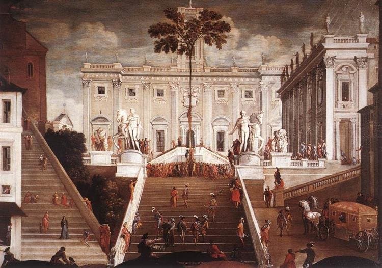 Competition on the Capitoline Hill — Agostino Tassi