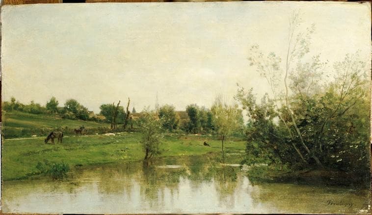A corner of Normandy — Charles-Francois Daubigny