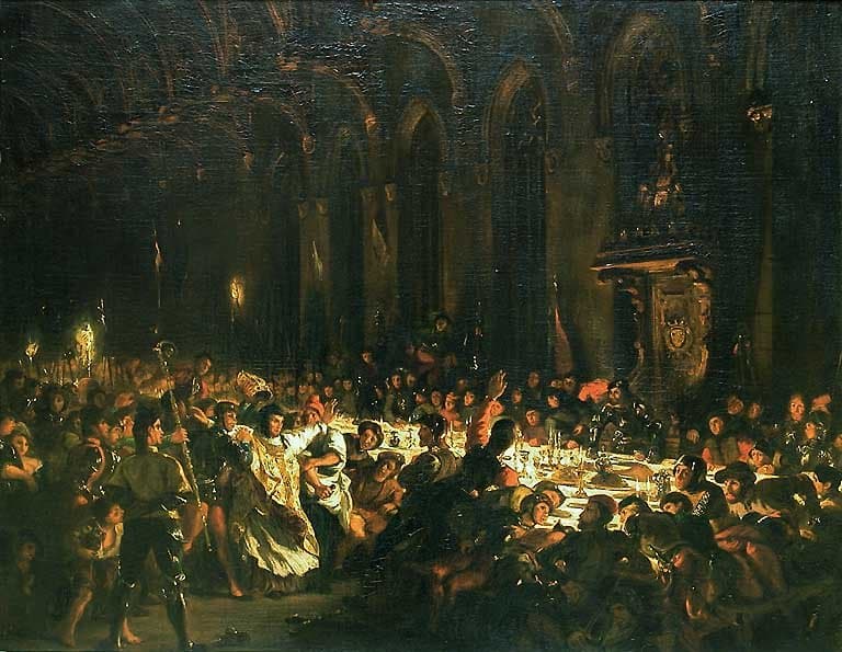 L'Assassinat de l'évêque de Liège — Eugène Delacroix
