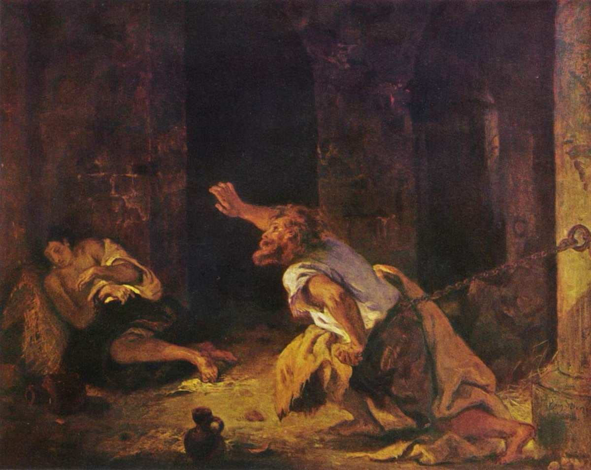Le Prisonnier de Chillon — Eugène Delacroix