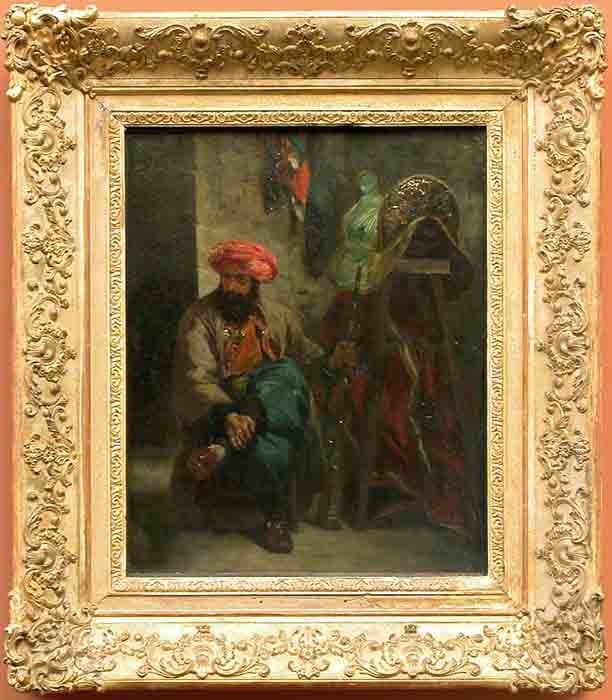 Turk with a Saddle — Eugene Delacroix