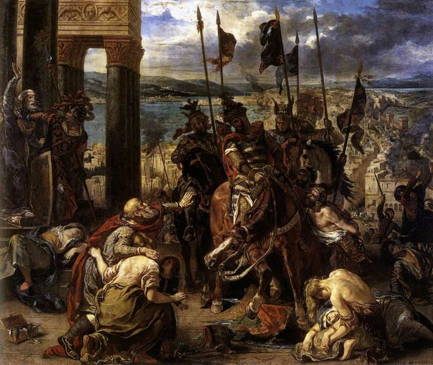 Entrée des Croisés à Constantinople — Eugène Delacroix