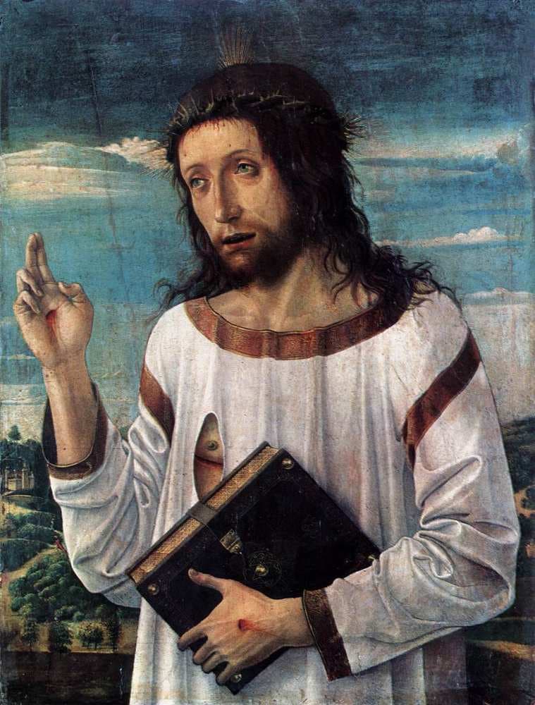 Le Christ bénissant — Giovanni Bellini