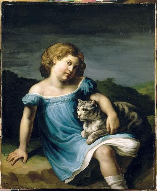 Portrait of Louise Vernet as a Child — Théodore Géricault