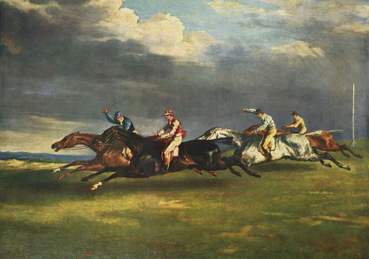 Le Derby d'Epsom — Théodore Géricault