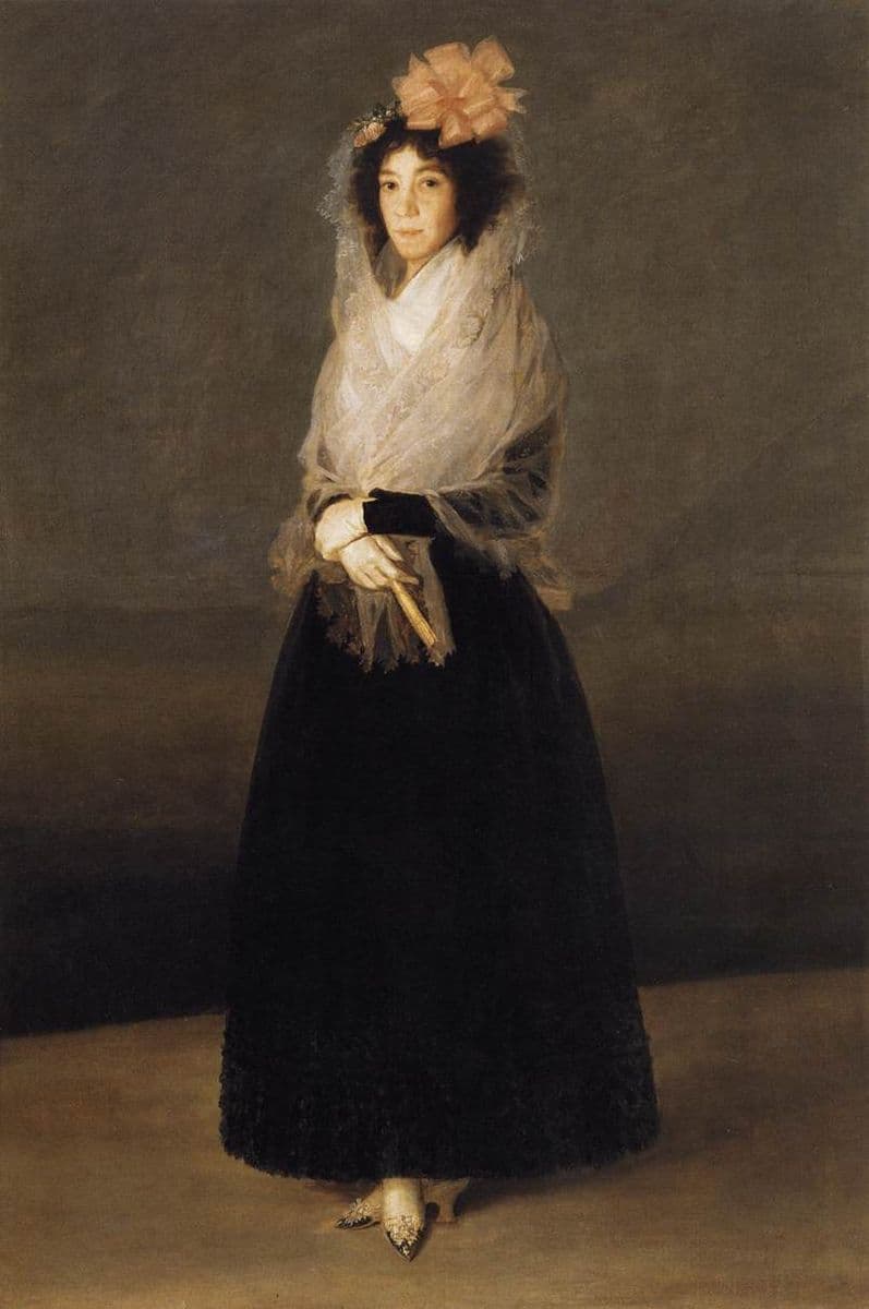 Portrait of the Countess of Carpio, Marquesa de la Solana — Francisco Goya