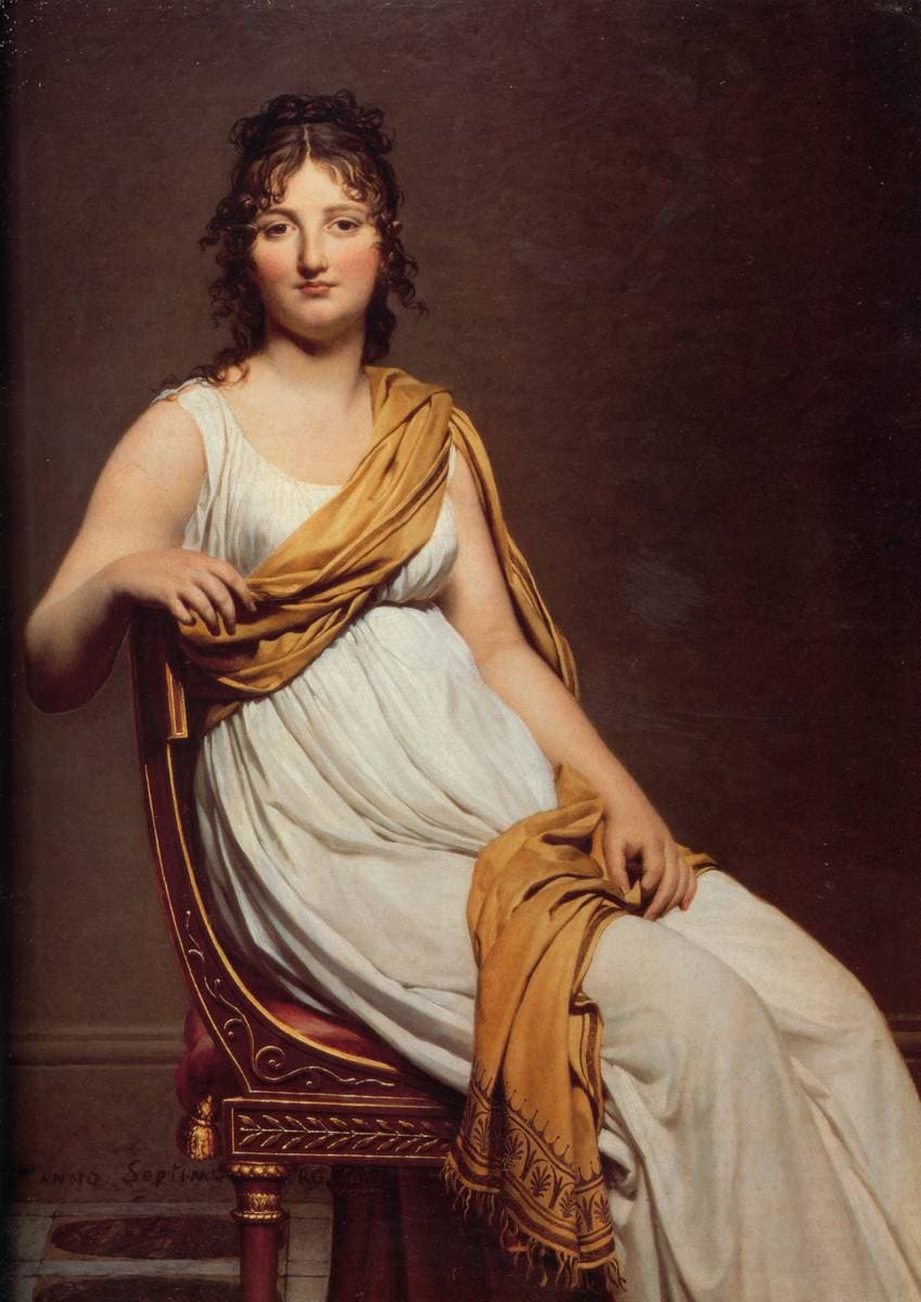 Portrait de madame de Verninac — Jacques-Louis David