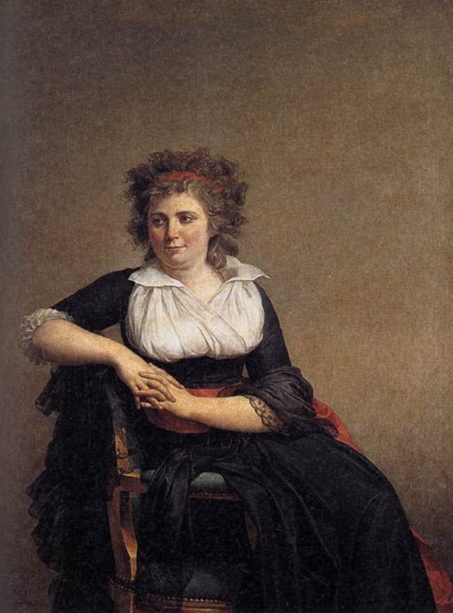 Portrait de la marquise d'Orvilliers — Jacques-Louis David
