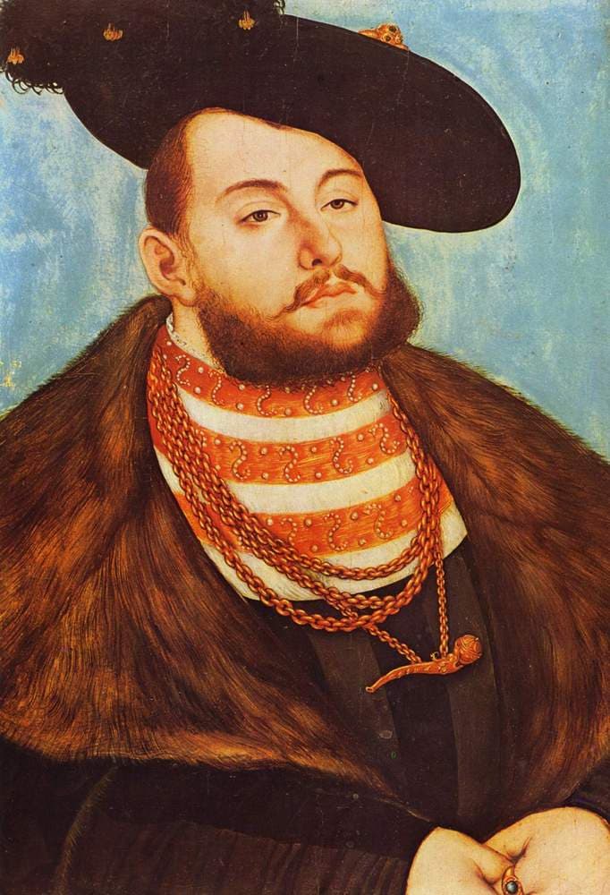 Portrait of Johann Friedrich, Elector of Saxony — Lucas Cranach the Elder