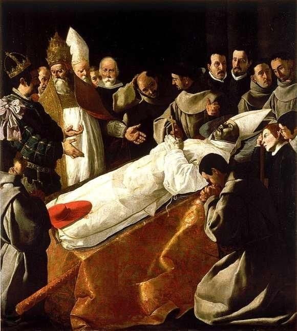 L'Exposition du corps de Saint Bonaventure — Francisco de Zurbarán