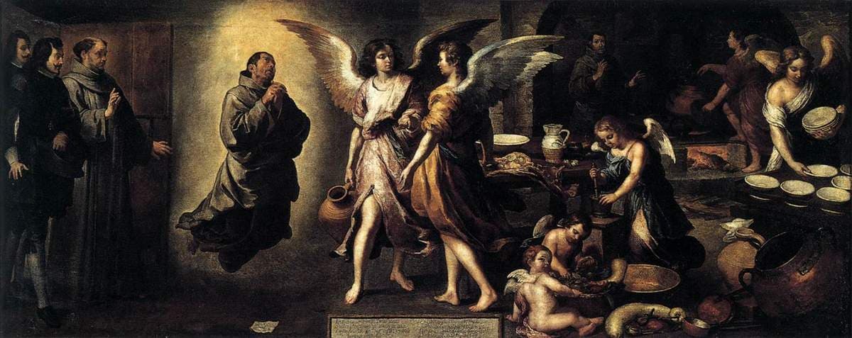 La Cuisine des anges — Bartolomé Esteban Murillo