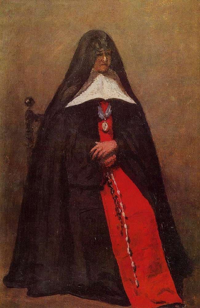 The Mother Superior of the Convent of the Annonciades — Camille Corot