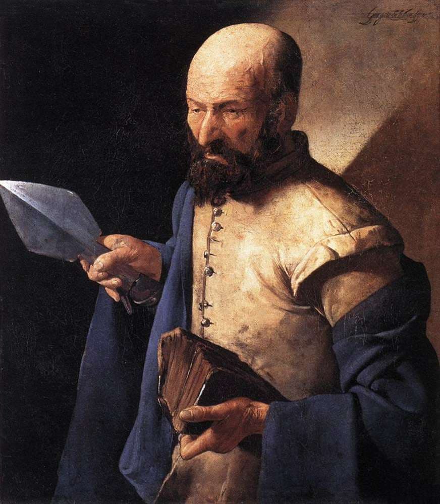 St. Thomas, also called Saint with a Pike — Georges de la Tour