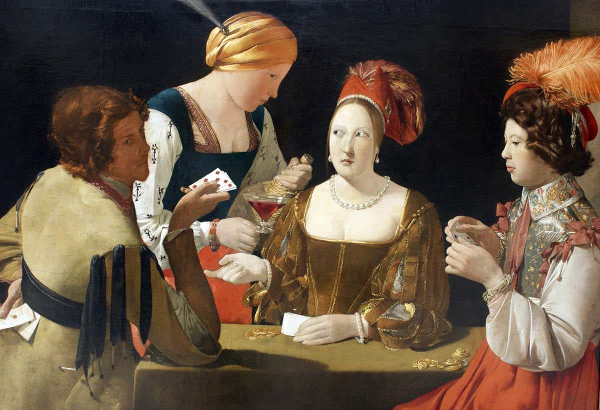 The Cheat with the Ace of Diamonds — Georges de la Tour