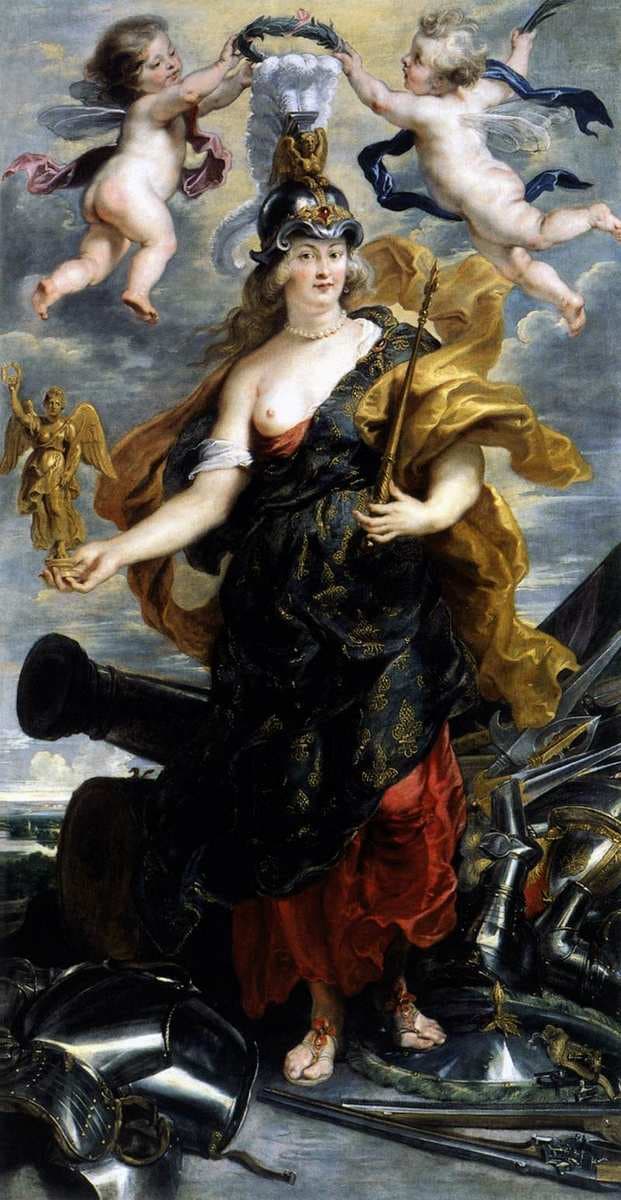22. Marie de Medici as Bellona — Peter Paul Rubens