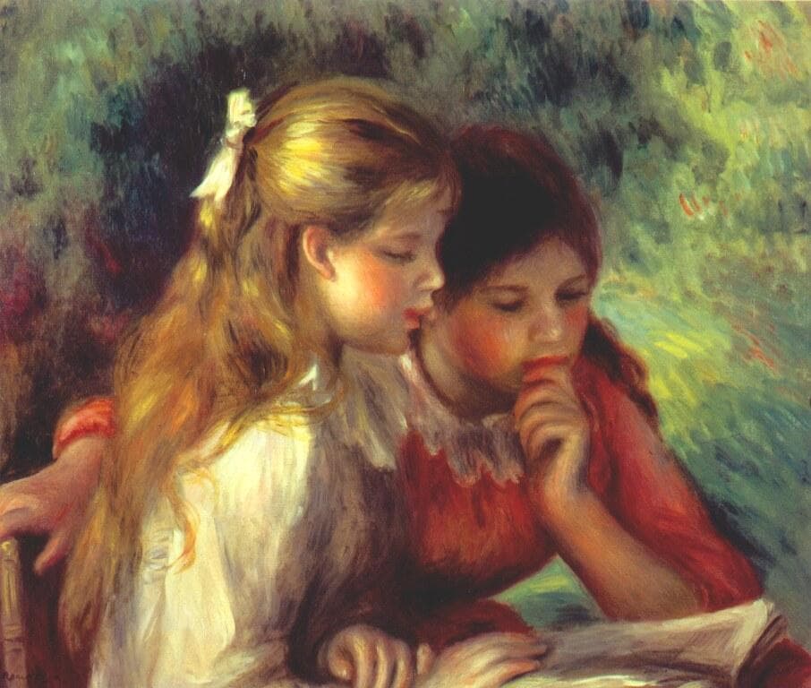 The reading — Pierre-Auguste Renoir