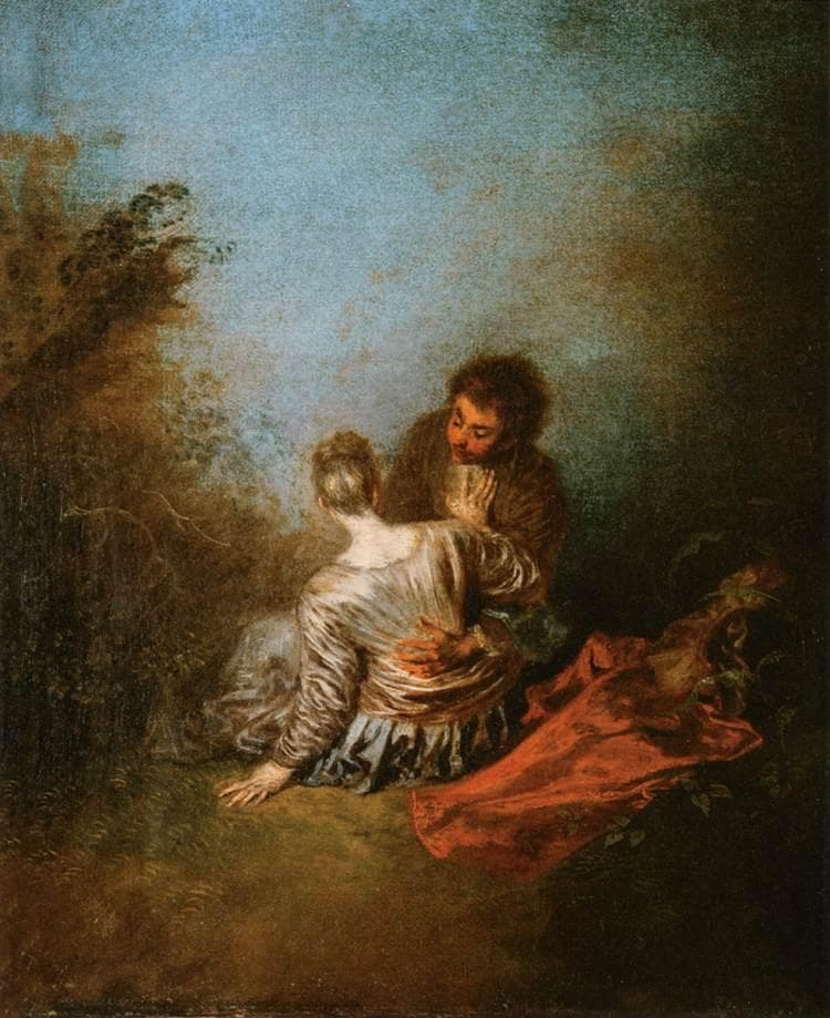 The Blunder — Antoine Watteau