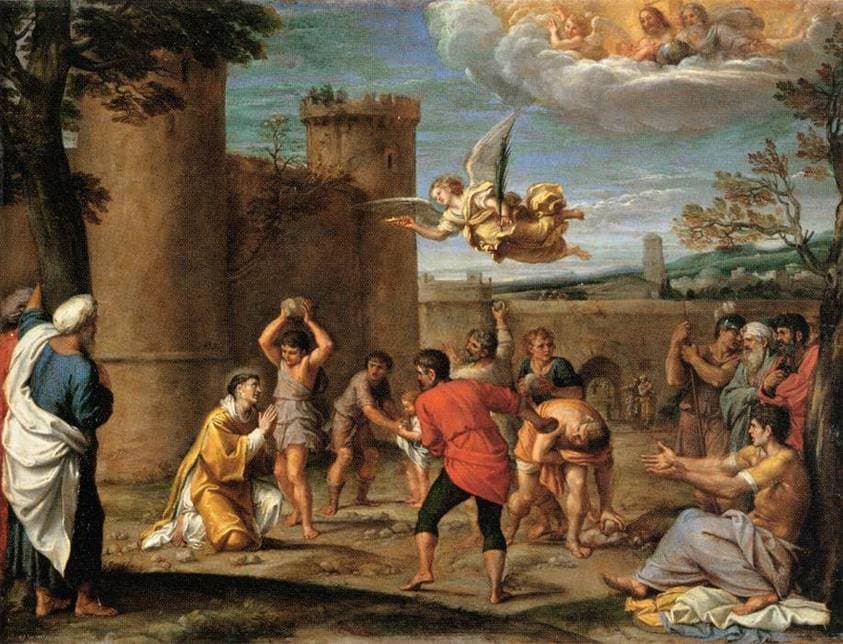 La Lapidation de saint Étienne — Annibale Carracci
