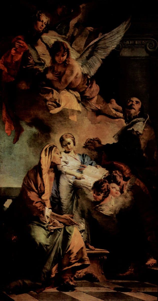 The Education of the Virgin — Giovanni Battista Tiepolo