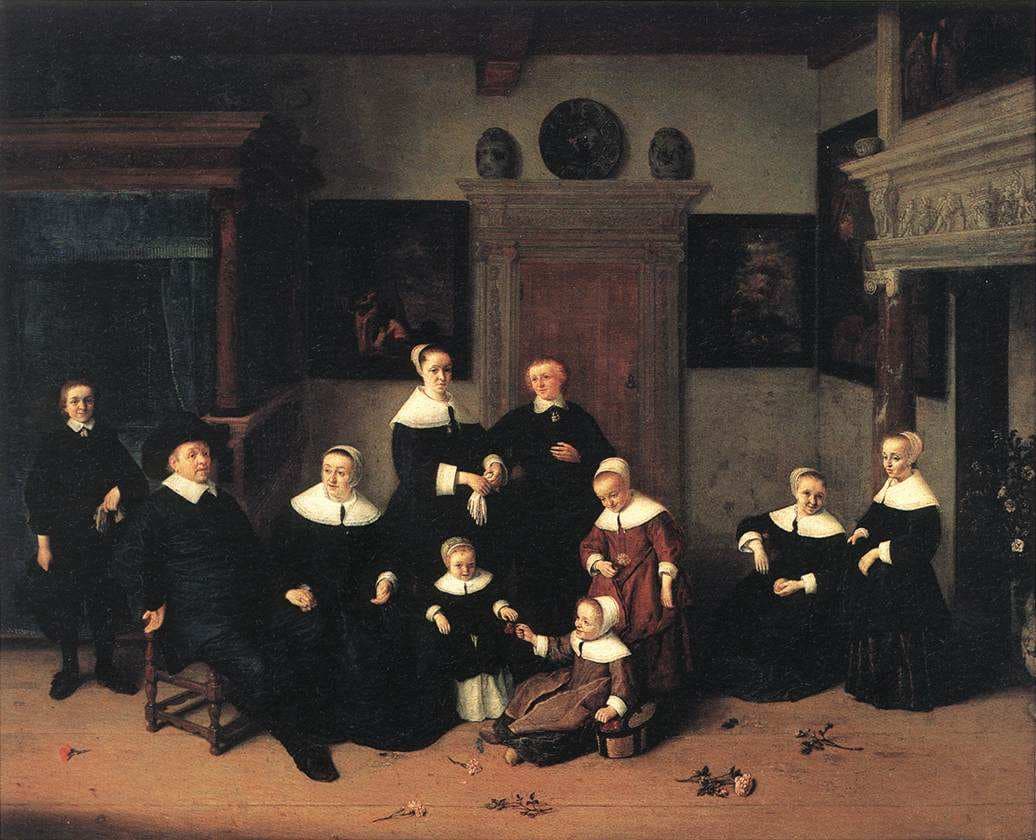 Portrait of a Family — Adriaen van Ostade