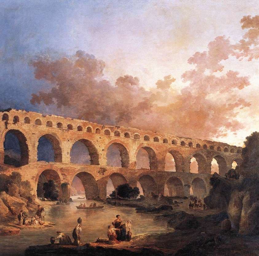Le Pont du Gard — Hubert Robert
