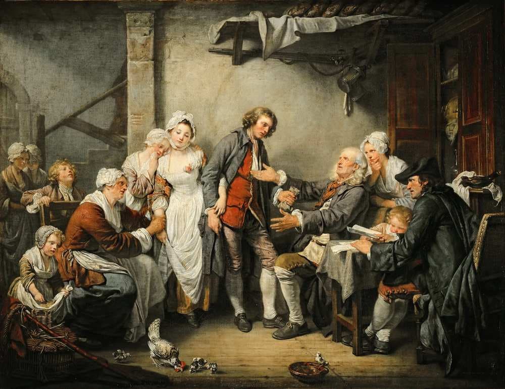 The Village Bride — Jean-Baptiste Greuze