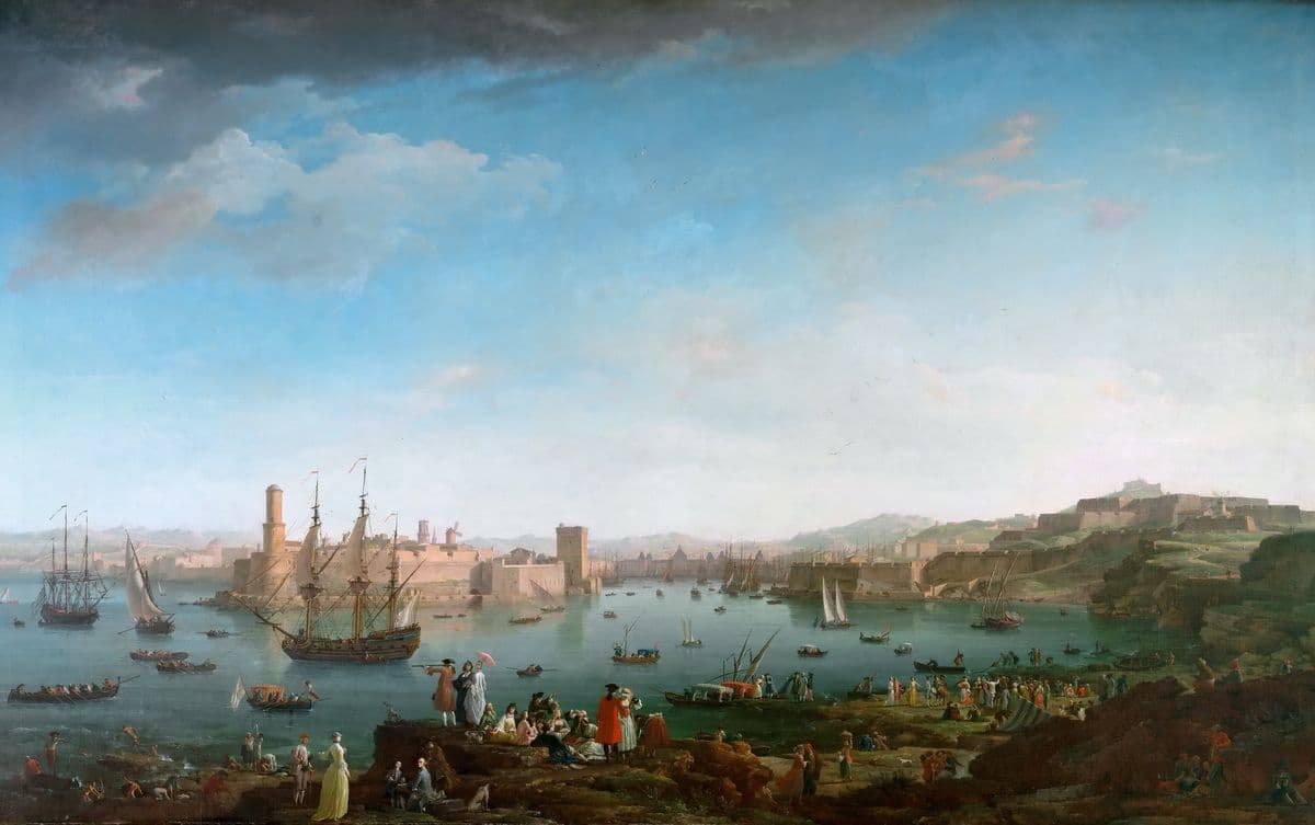 L'entrée du port de Marseille — Claude Joseph Vernet