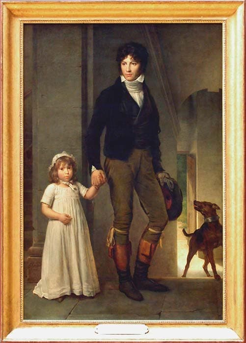 Jean-Baptiste Isabey (1767 - 1855) et sa fille Alexandrine (1791 - 1871) — François Gérard