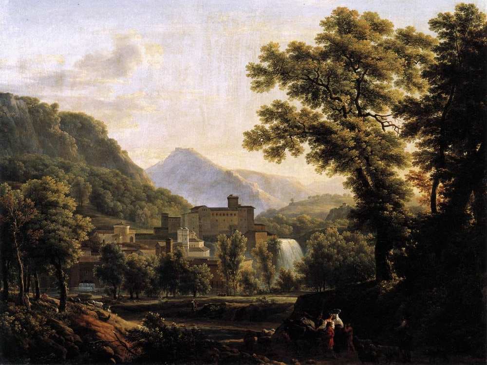 View of the Isle of Sora — Jean-Joseph-Xavier Bidauld