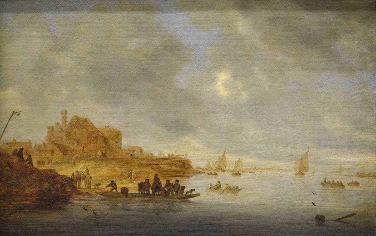 Le Bac — Salomon van Ruysdael