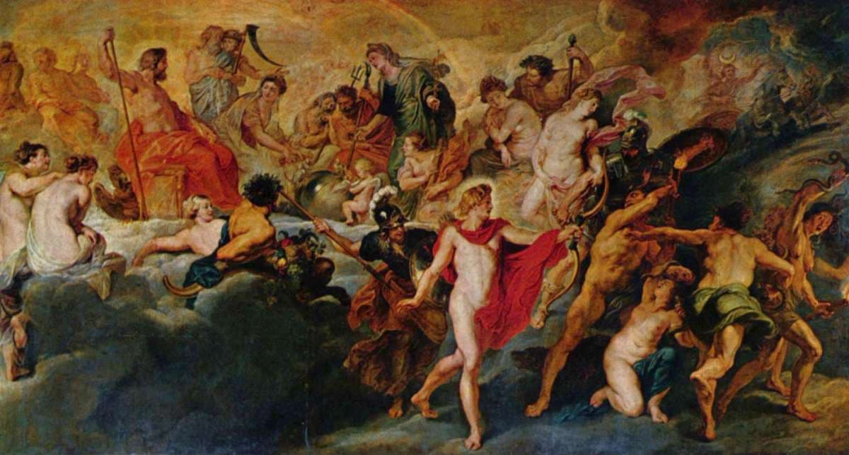 12. The Council of the Gods — Peter Paul Rubens
