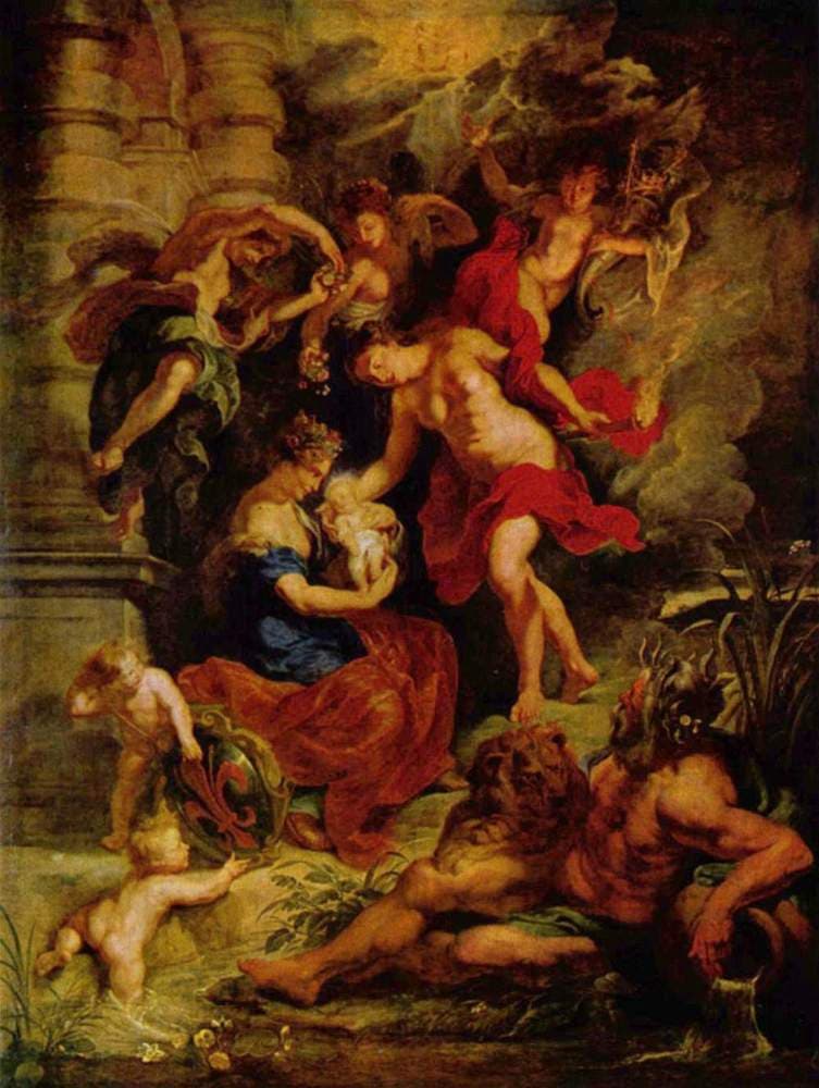 2. The Birth of the Princess — Peter Paul Rubens
