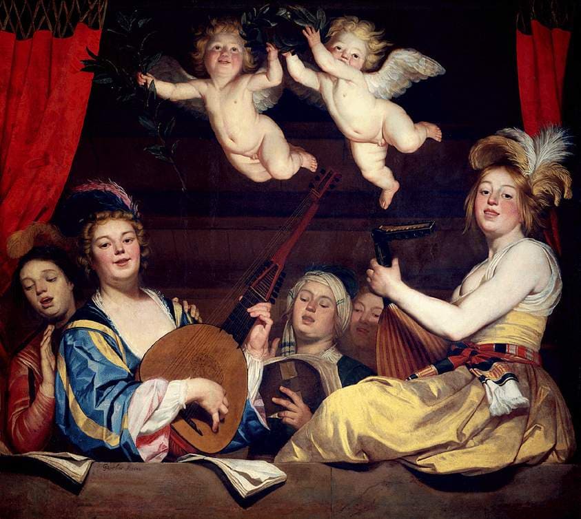 The Concert on a Balcony — Gerard van Honthorst