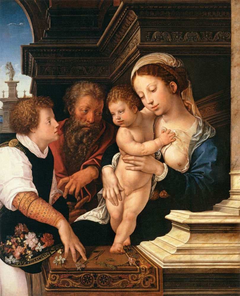 Holy Family — Bernard van Orley