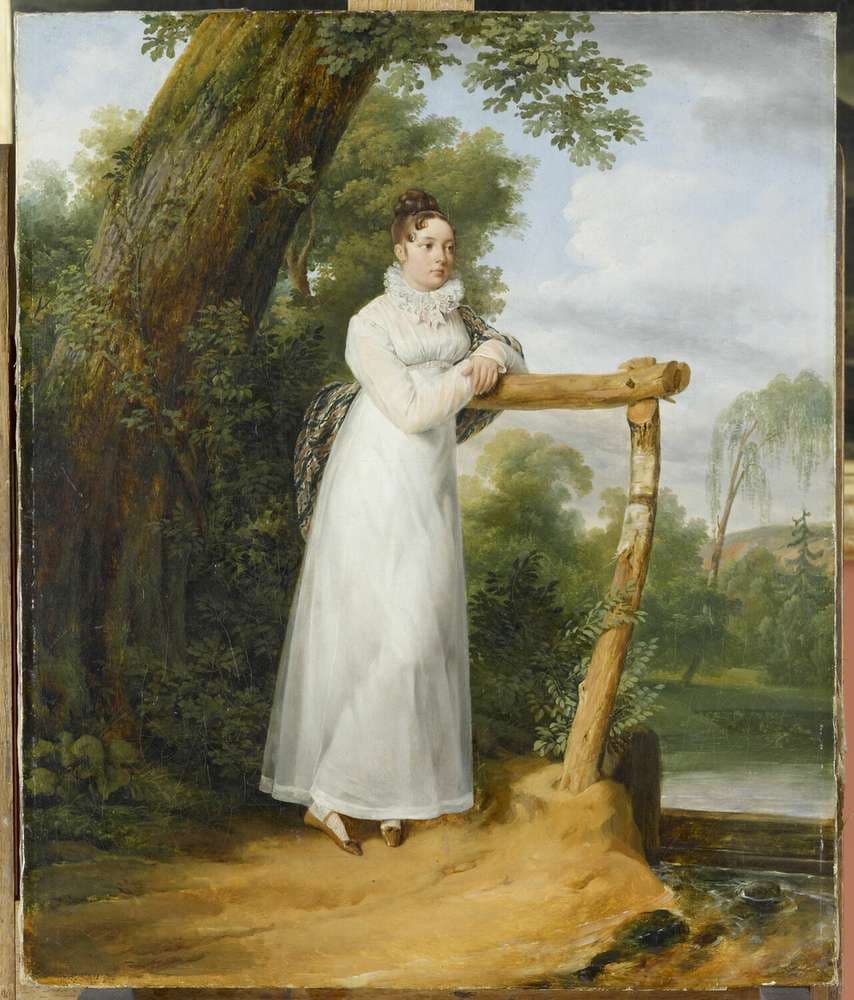 Madame Philippe Lenoir, born Marie-Aspasie Jousseran (1792-1874) — Horace Vernet